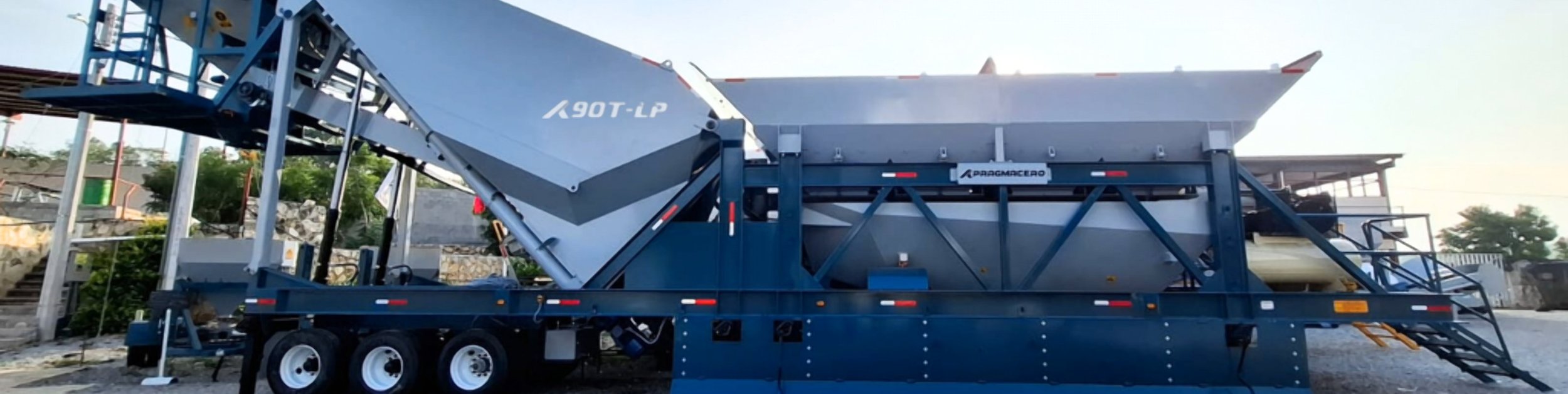 Grooms Equipment 90T-LP mobile concrete plant